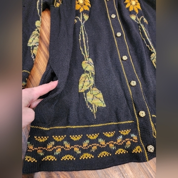 Vtg Maureen Goldie Designs 100% Pure Wool Sweater - Picture 2 of 12